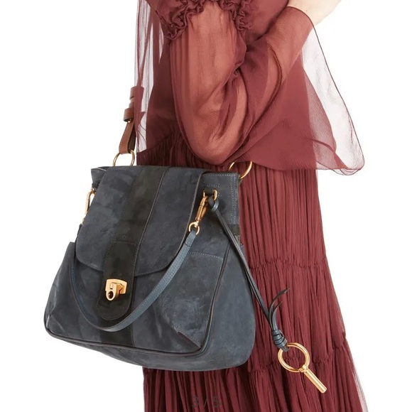 Chloe Suede Medium Lexa - Picture 5 of 16